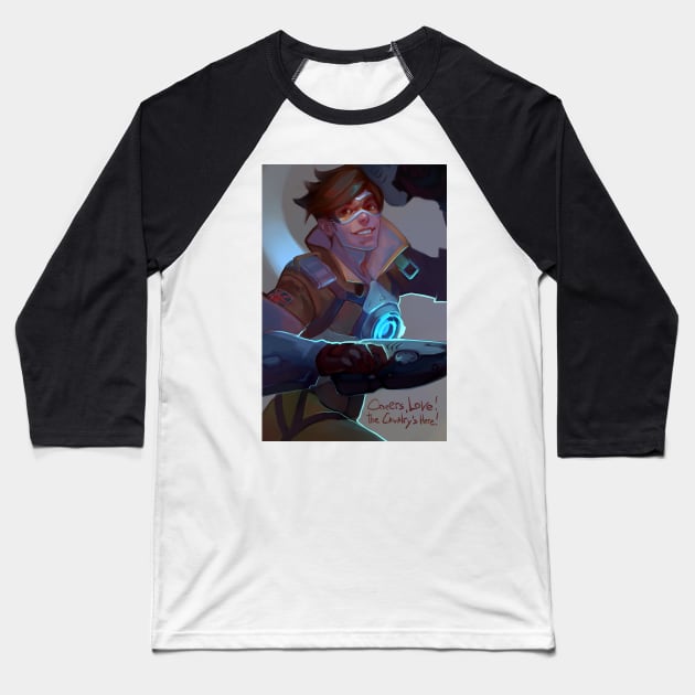 Male Tracer Baseball T-Shirt by Emilyena